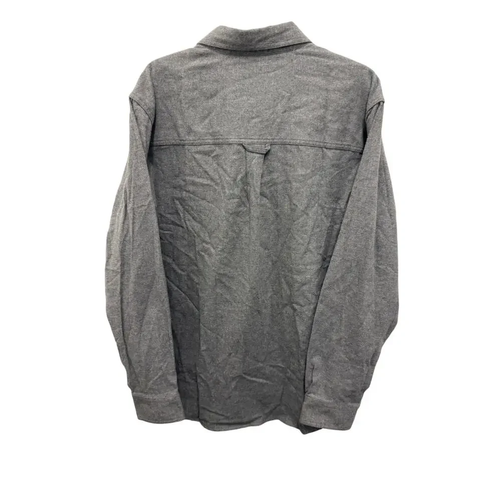 CQA Heritage Men's XL Gray Flannel Button Up Shirt thick work heavy - Picture 2 of 4